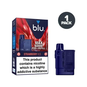 Strawberry Ice Blu Max 6000 Refill Pack