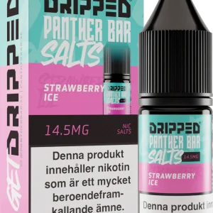 Panther Bar Salts – Strawberry Ice (10 ml, 14,5 mg Nikotinsalt)
