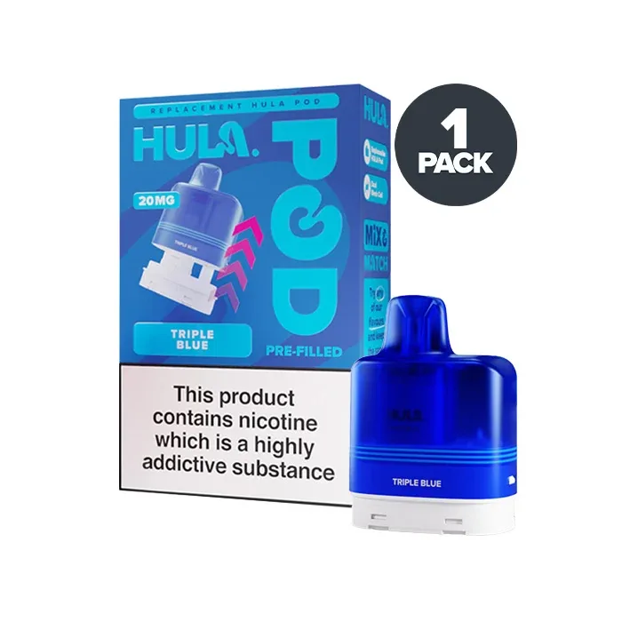 Triple Blue Hula Prefilled Pods