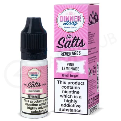 Pink Lemonade Nic Salt E-Liquid by Dinner Lady
