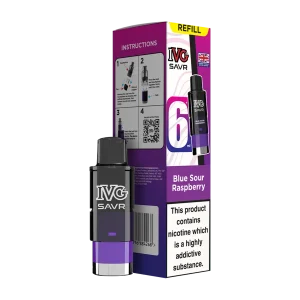 Blue Sour Raspberry IVG SAVR Refill Pack
