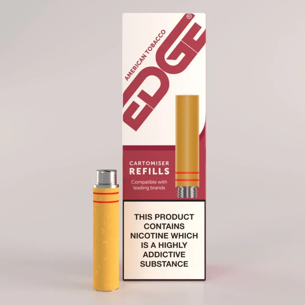 EDGE Cartomisers - American Tobacco - Pack of 3