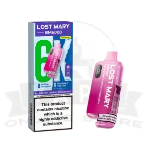 Blueberry Cherry Cranberry Lost Mary BM6000 Prefilled Pod Kit