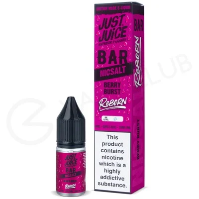 Berry Burst Nic Salt E-Liquid by Just Juice Bar Reborn