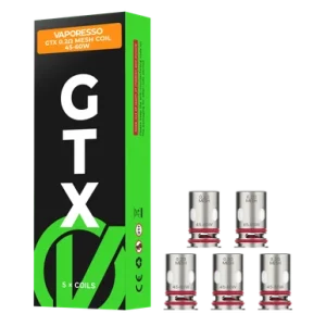 VAPORESSO GTX REPLACEMENT COILS - PACK OF 5