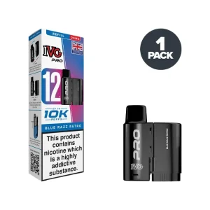 Blue Razz Retro IVG Pro 12 Refill Pack