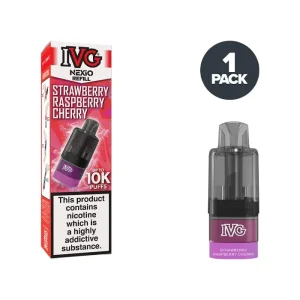 Strawberry Raspberry Cherry IVG Nexio Refill Pack