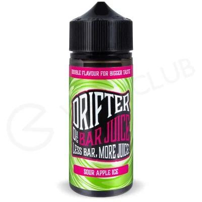 Sour Apple Ice Shortfill E-Liquid by Drifter Bar Juice 100ml