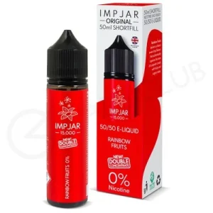 Rainbow Fruits Shortfill E-Liquid by Imp Jar 50ml