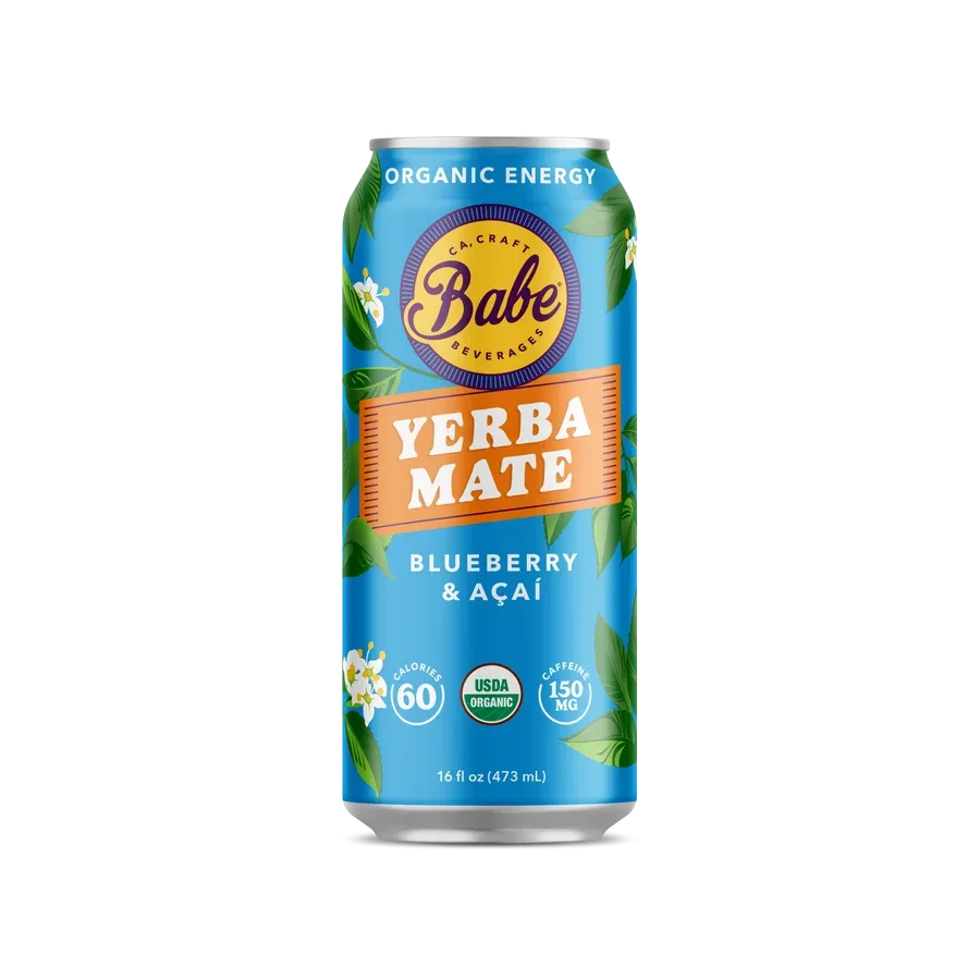 Yerba mate blueberry & acai 473ml