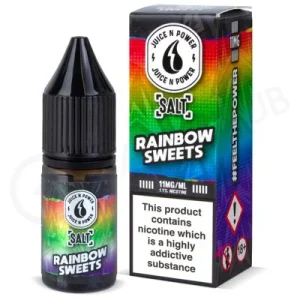 Shock Rainbow Sweets Nic Salt E-Liquid by Juice N Power