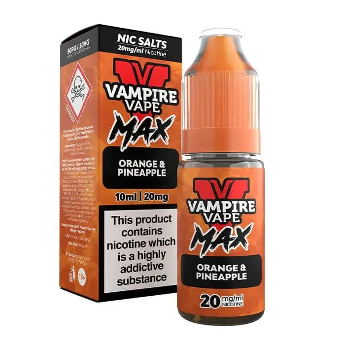 Vampire Vape Max Orange Pineapple 10ml Nic Salts