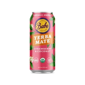 Yerba mate strawberry & coconut 473ml
