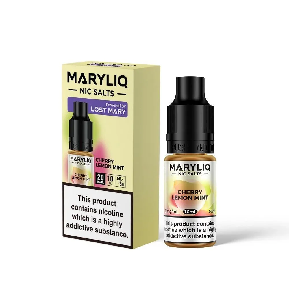 Lost Mary Maryliq - Cherry Lemon Mint 10ml Nic Salt - Image 2