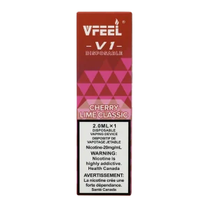 Vfeel V 6K Cherry Lime Classic 2ml 20mg