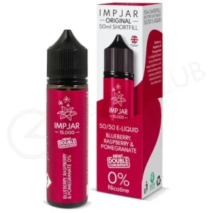 Blueberry Raspberry & Pomegranate Shortfill E-Liquid by Imp Jar 50ml