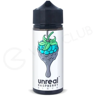 Black Shortfill E-Liquid by Unreal Raspberry 100ml