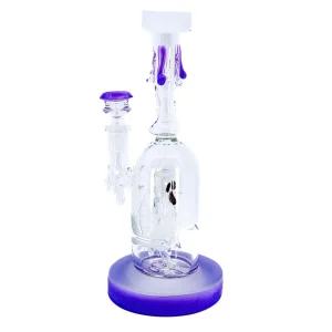 aLeaf Trippy Ghost Perk Water Pipe - 9.5"