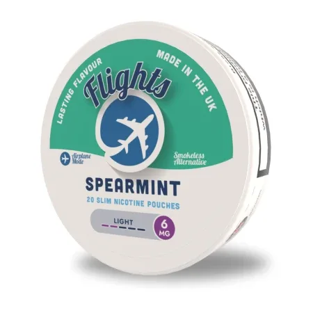 Flights Spearmint Nicotine Pouches – Tobacco-Free Nicotine (UK Made)