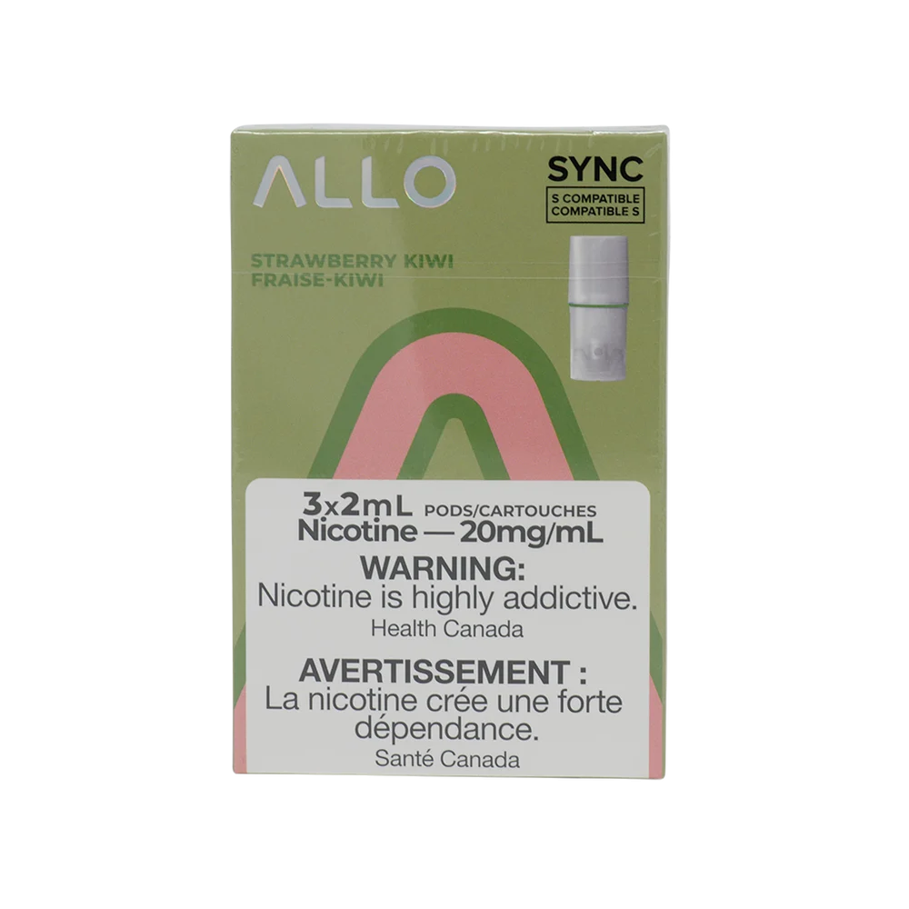 Allo Sync Pod Strawberry Kiwi 20mg 3/Pk