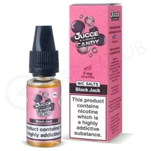 Black Jack Nic Salt E-Liquid by Jucce Candy