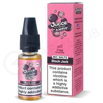 Black Jack Nic Salt E-Liquid by Jucce Candy