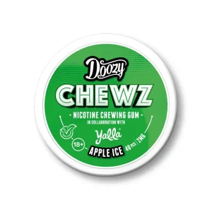 Apple Ice Doozy Chewz Nicotine Chewing Gum