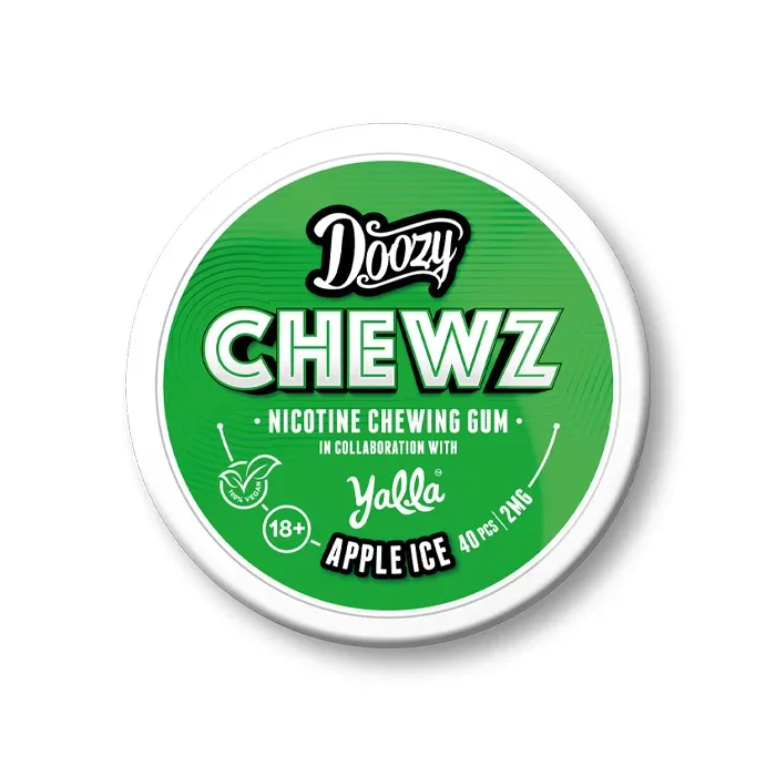 Apple Ice Doozy Chewz Nicotine Chewing Gum