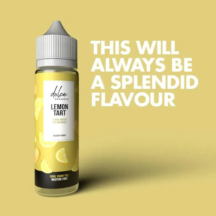 Dolce Desserts Lemon Tart 50ml Short Fill E-liquid - Image 2