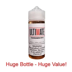 Ultimate Vapor RY4 ELiquid 120ml-Made in the USA & Free Shipping Option!