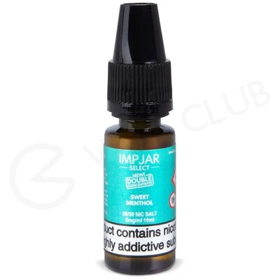 Sweet Menthol Nic Salt E-Liquid by Imp Jar Select