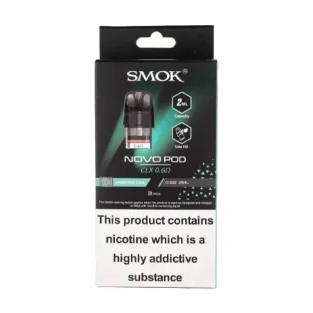 Smok Novo CLX Replacement Pods 2ml - 3 Pack