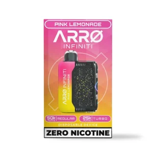 ARRØ INFINITI - Zero Nicotine Vapes Pink Lemonade – ARRØ Brand