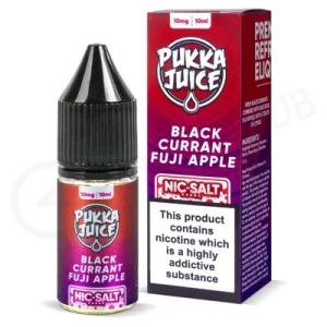 Blackcurrant Fuji Apple Nic Salt E-Liquid by Pukka Juice