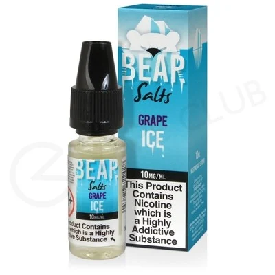 Grape Ice Nic Salt E-Liquid by Bear Salts