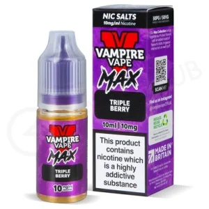 Triple Berry Nic Salt E-Liquid by Vampire Vape Max