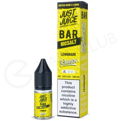 Lemonade Nic Salt E-Liquid by Just Juice Bar Reborn