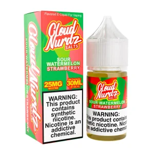 Sour Watermelon Strawberry – Cloud Nurdz Salts – 30mL