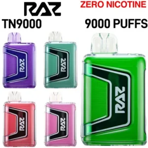 RAZ TN9000 (ZERO NICOTINE) 9000 PUFFS DISPOSABLE VAPE
