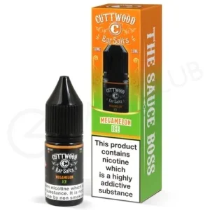 Megamelon Ice Nic Salt E-Liquid by Cuttwood Bar Salts