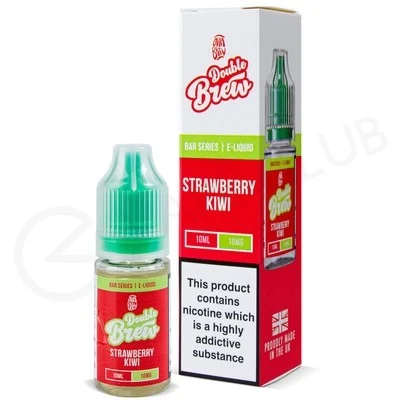 Strawberry Kiwi Nic Salt E-Liquid by Double Brew