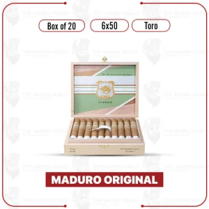 Maduro Original by Lucky Cigar: Toro 6×50 Box of 20 Cigars