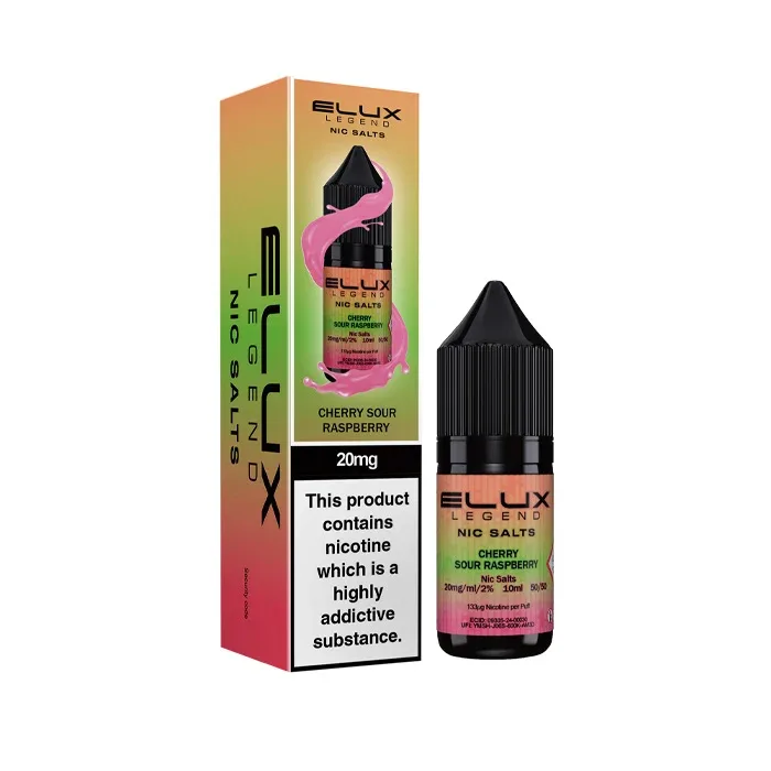 Cherry Sour Raspberry 10ml Nic Salt by Elux Legend