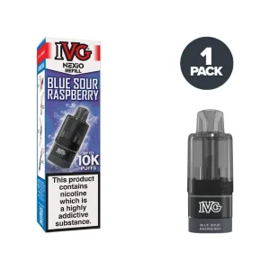 Blue Sour Raspberry IVG Nexio Refill Pack