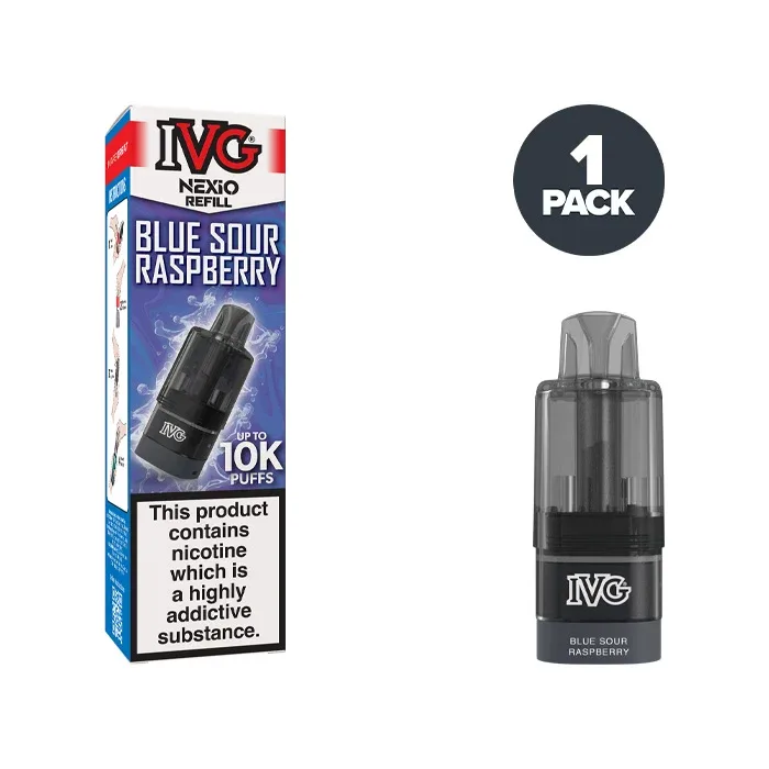 Blue Sour Raspberry IVG Nexio Refill Pack