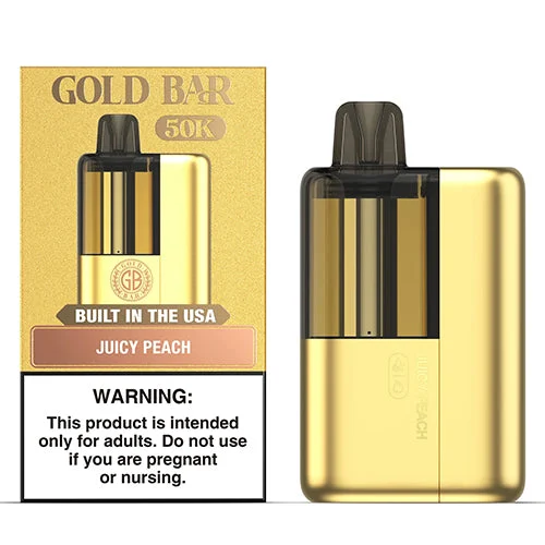 Gold Bar Max Juicy Peach 50K Nixodine Disposable