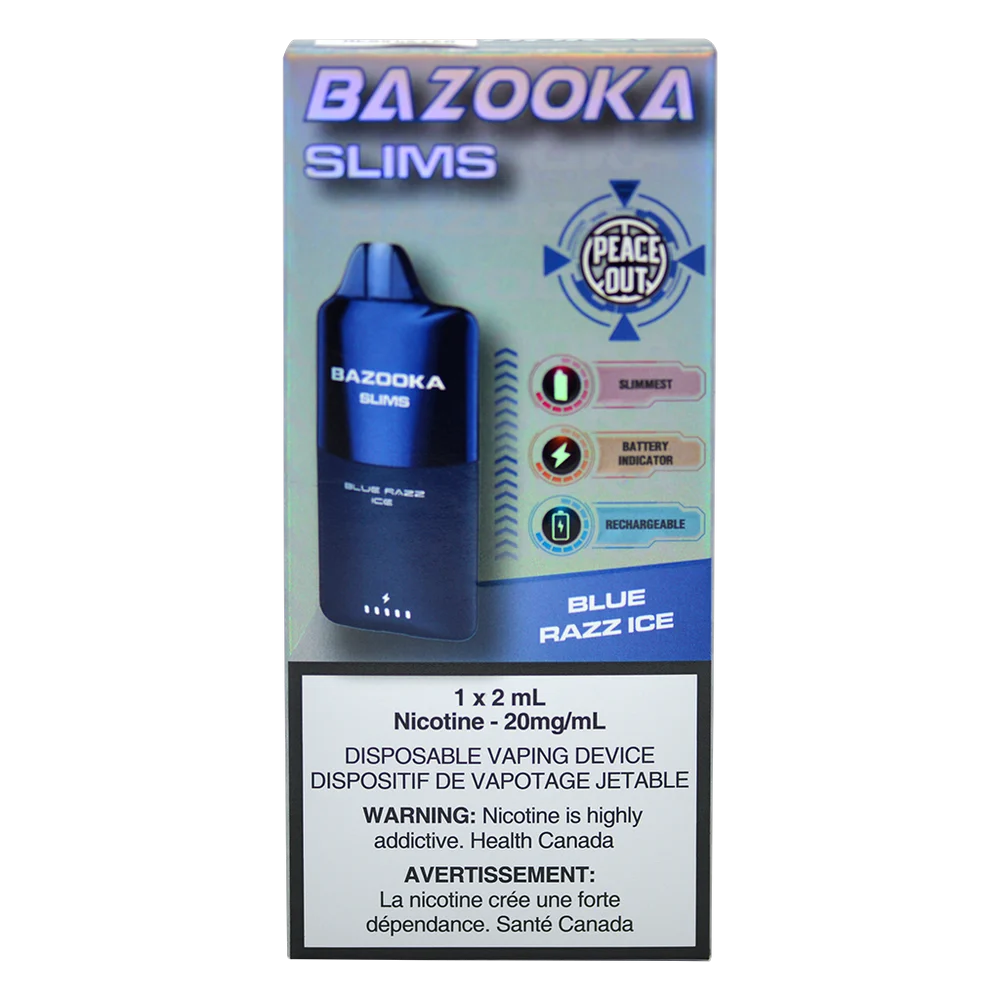 Bazooka Slim Blue Razz Ice 2ml 20mg