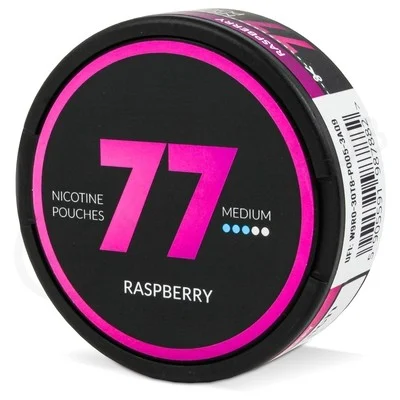 77 Raspberry Nicotine Pouches - Image 2