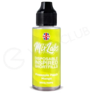 Pineapple Peach & Mango Shortfill E-Liquid by Mix Labs 100ml