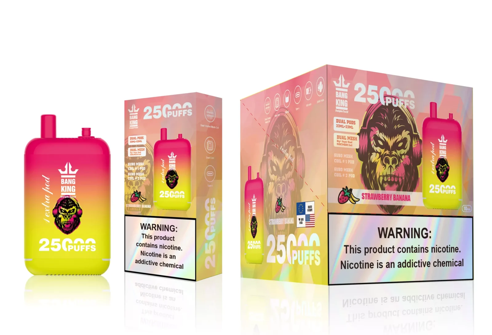 BANG KING 25000 Puffs Bulk Buy Rechargeable Disposable Vapes Wholesale - Image 2